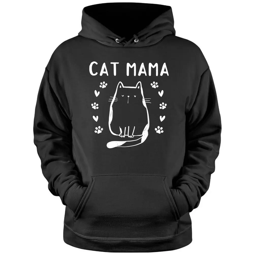 Cat Mama Cute Cat Lover Cat Mom I Cat Mama Hoodie